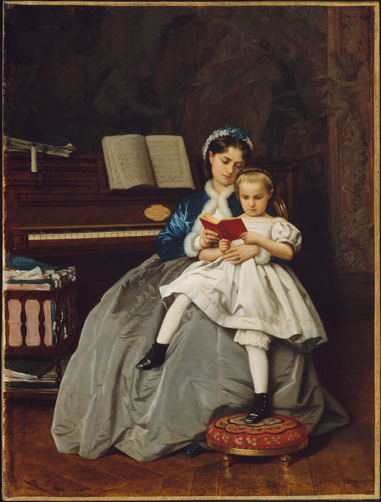 Leçon de lecture - Auguste Toulmouche
