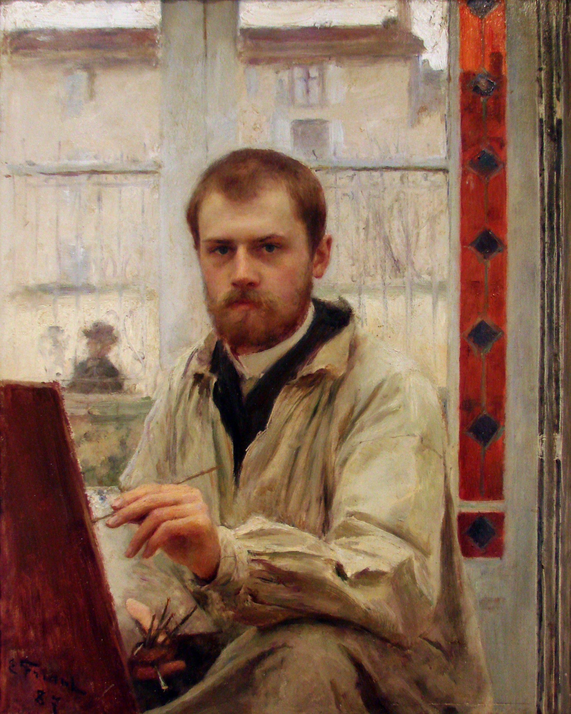 Autoportrait en gris clair - Émile Friant