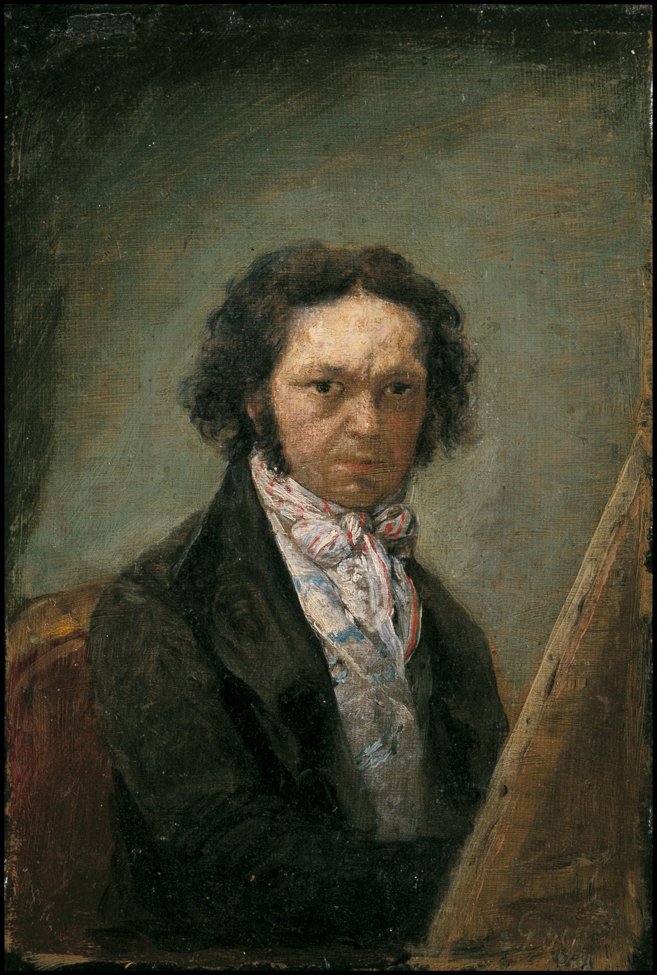 Reproduction du tableau « Autoportrait sur lin - Francisco de Goya » par Alpha Reproduction en peinture à l’huile
