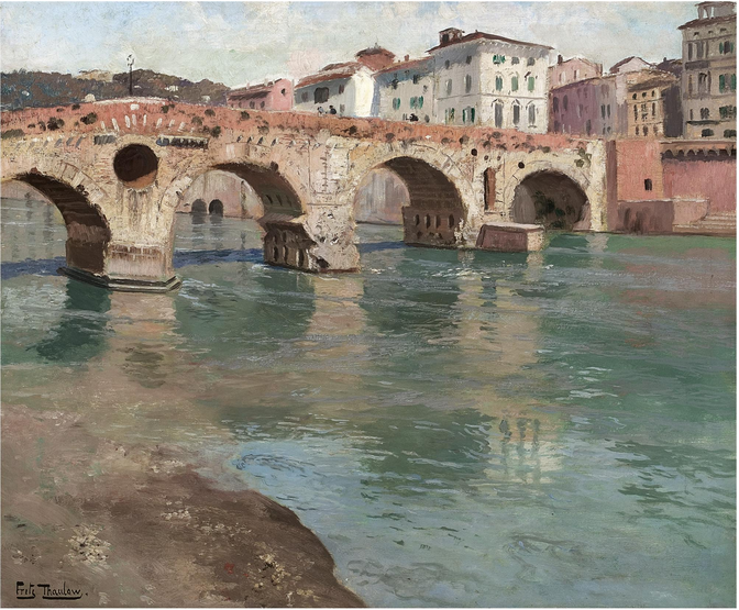 PONTE PIETRA, VÉRONE - Frits Thaulow
