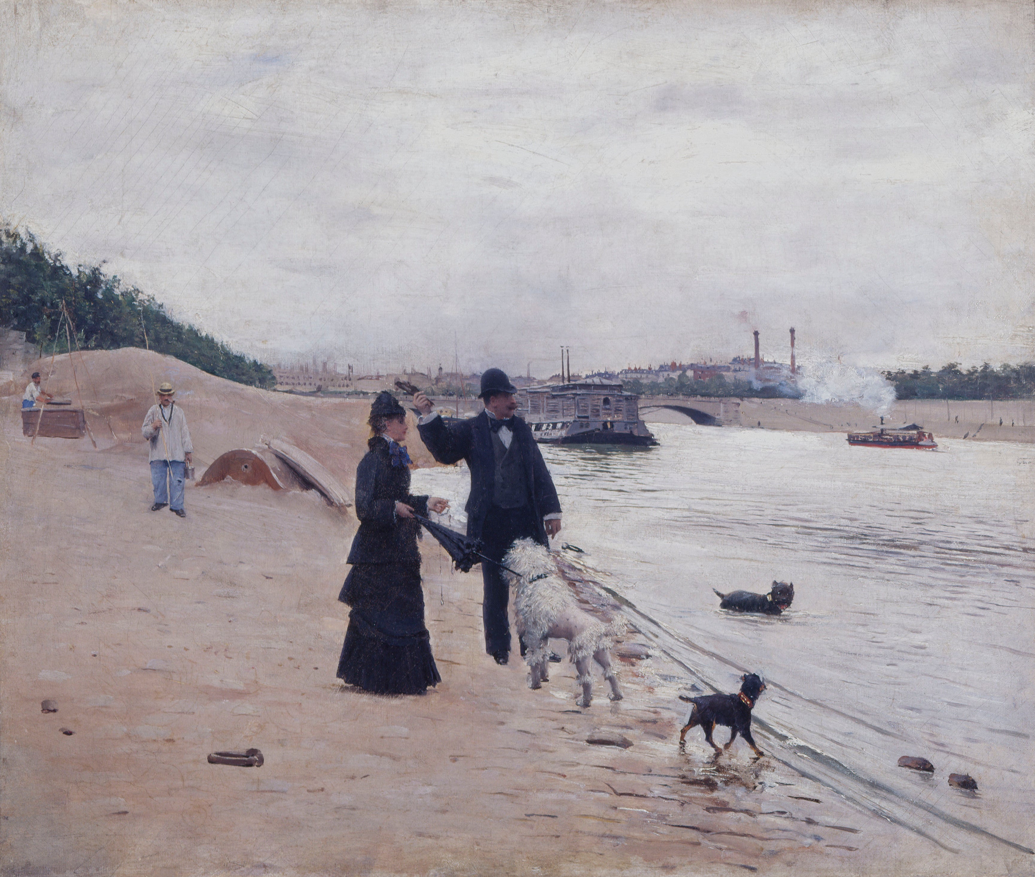 Les berges de la Seine - Jean Béraud