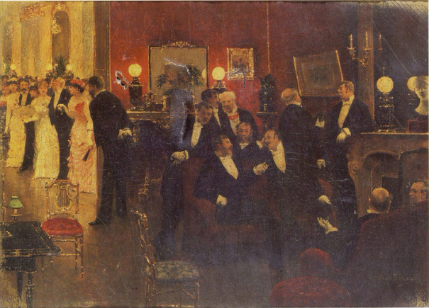 La réception - Jean Béraud