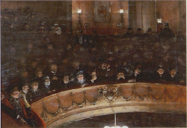 Spectateurs aux fauteuils de balcon - Jean Béraud