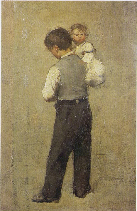 Le petit frère - Jean Béraud