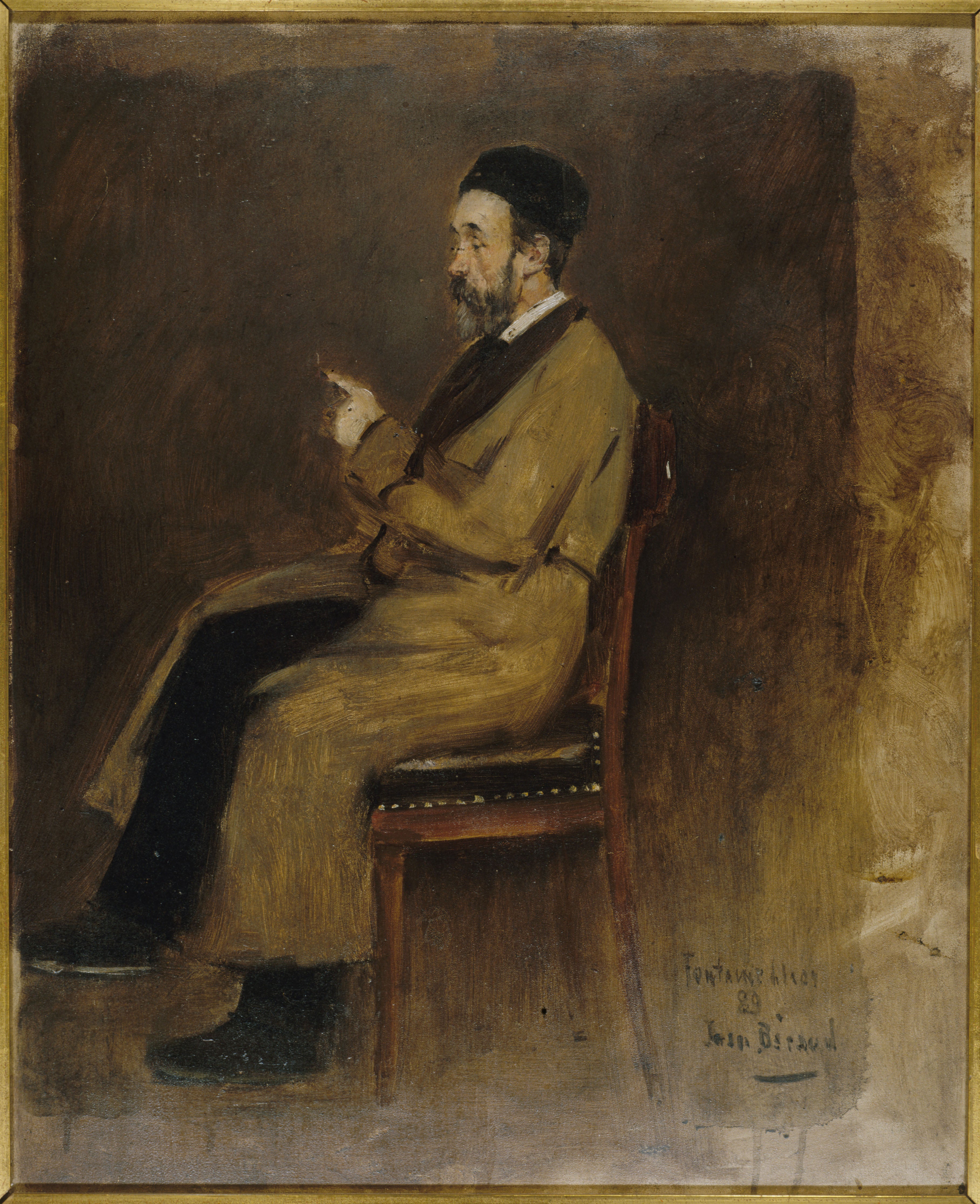 Portrait de Jean-Jacques Weiss (1827-1891), rédacteur au "Journal des débats" - Jean Béraud