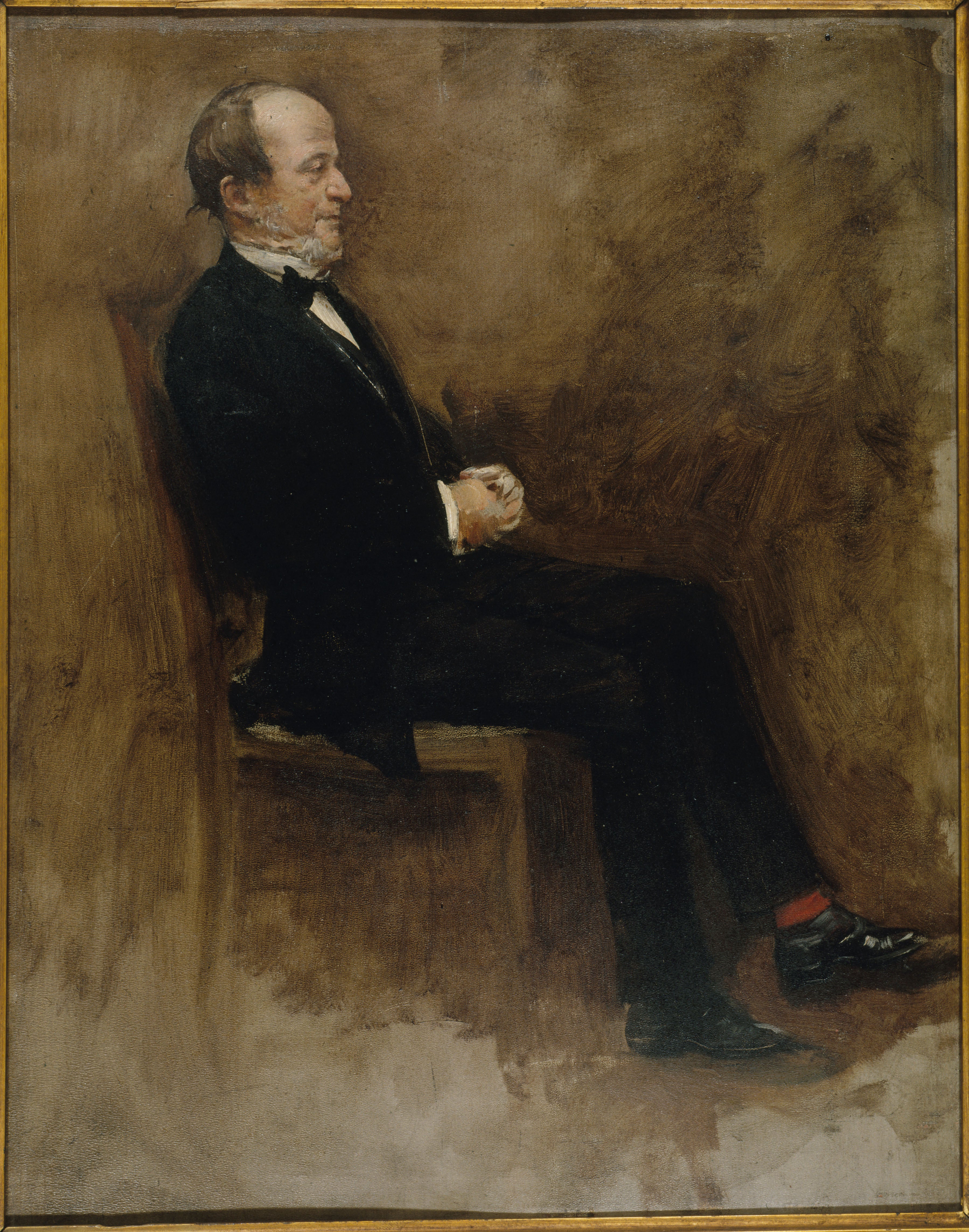 Portrait de John Lemoine (1815-1892), publiciste, rédacteur en chef du "Journal des débats" - Jean Béraud