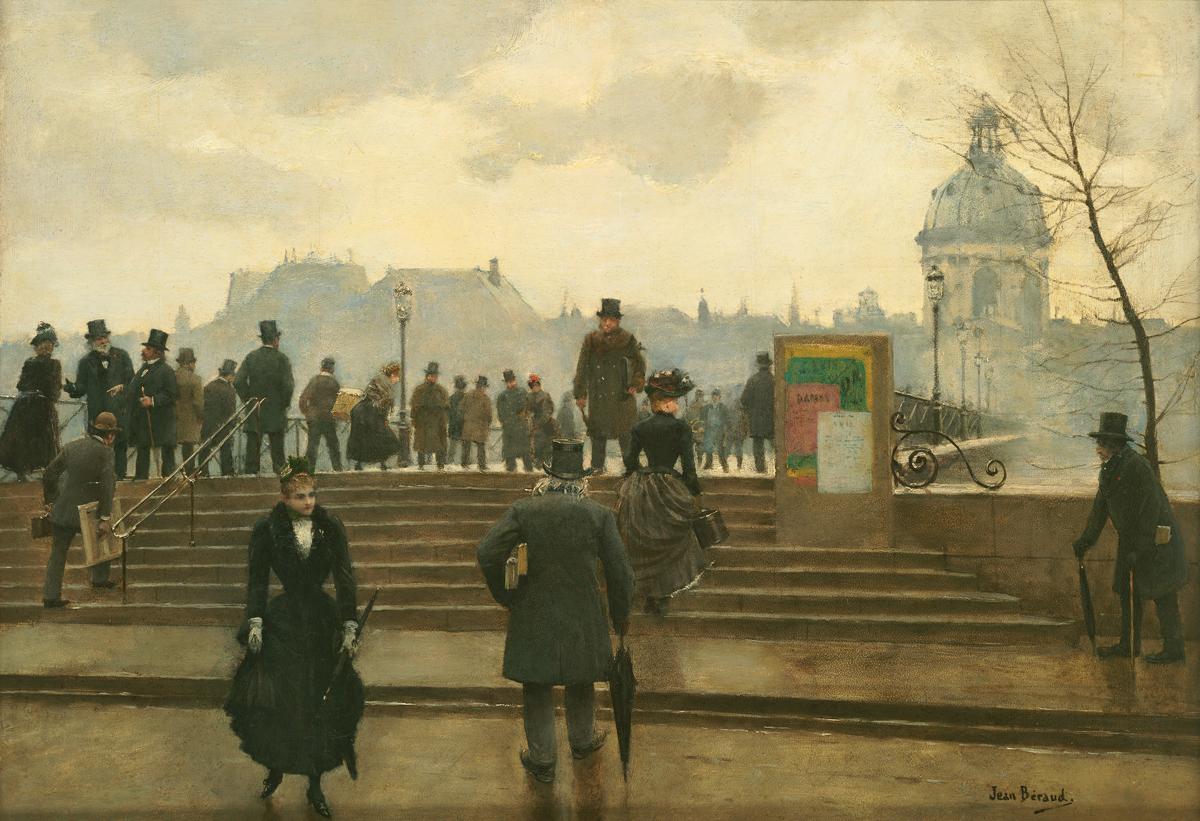 Quai de la Seine au Pont des Arts à Paris - Jean Béraud