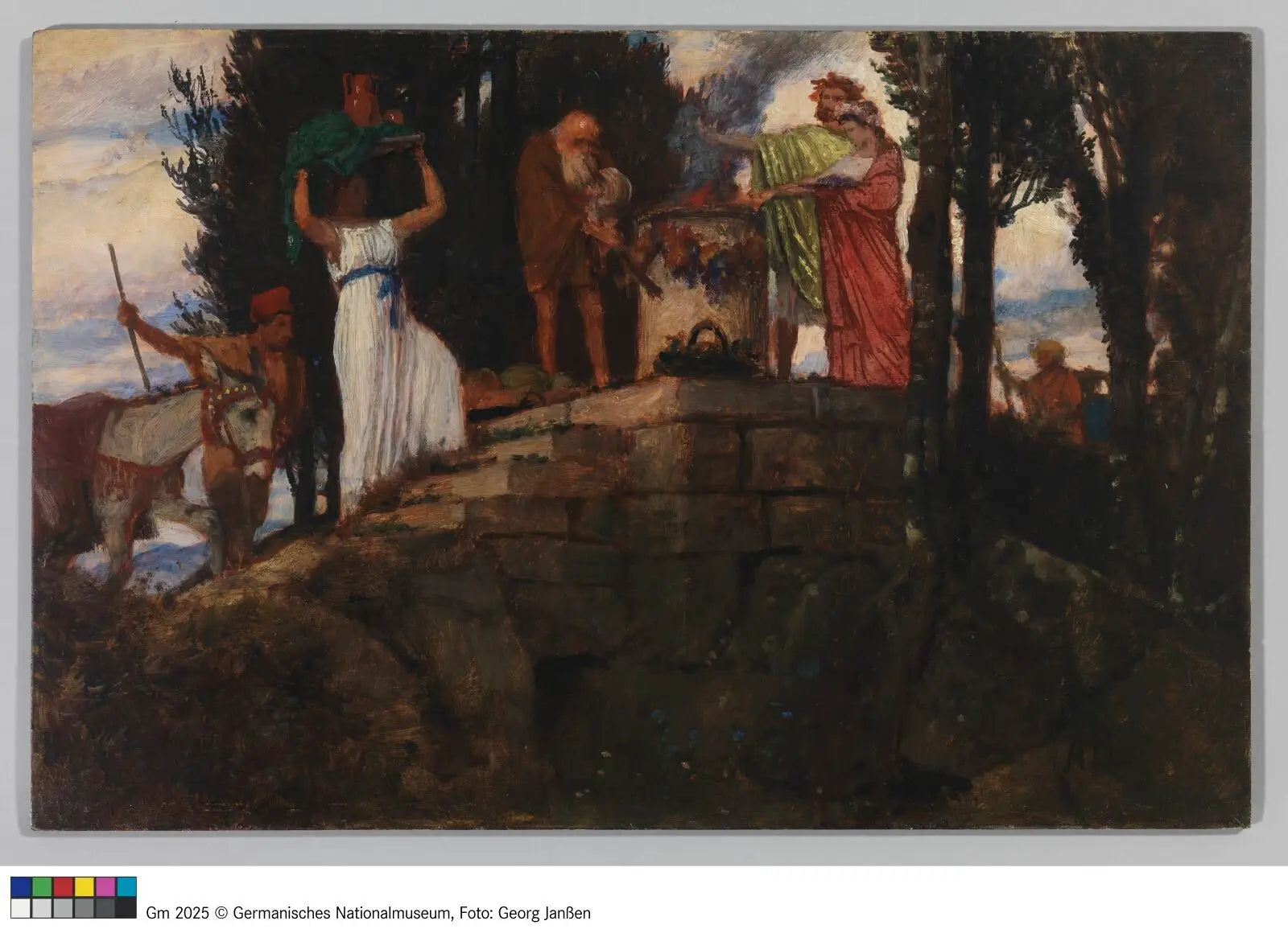 Fête sacrificielle - Arnold Böcklin - Alpha Reproduction