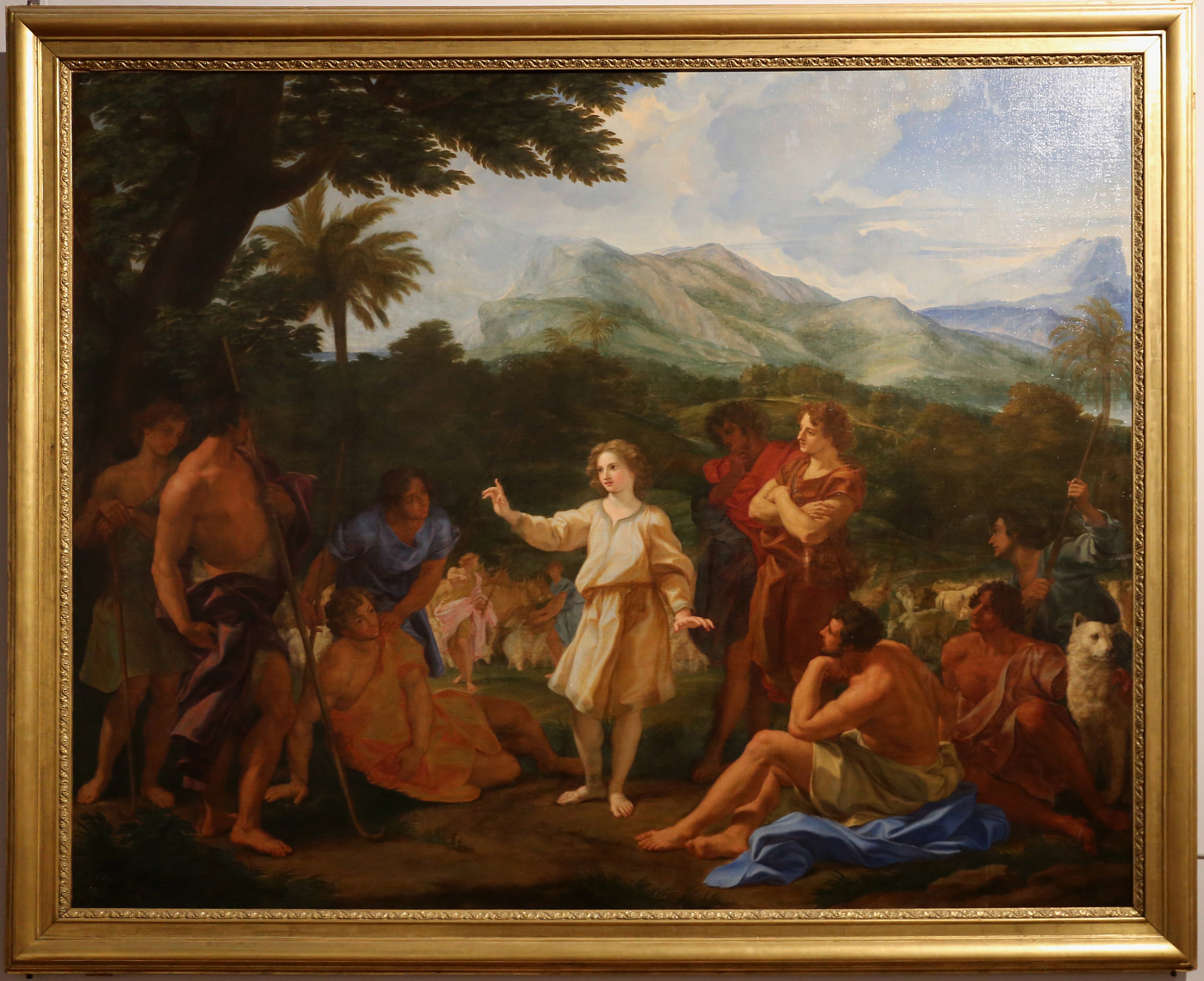 Joseph raconte son songe à ses frères - Giovanni Battista Gaulli