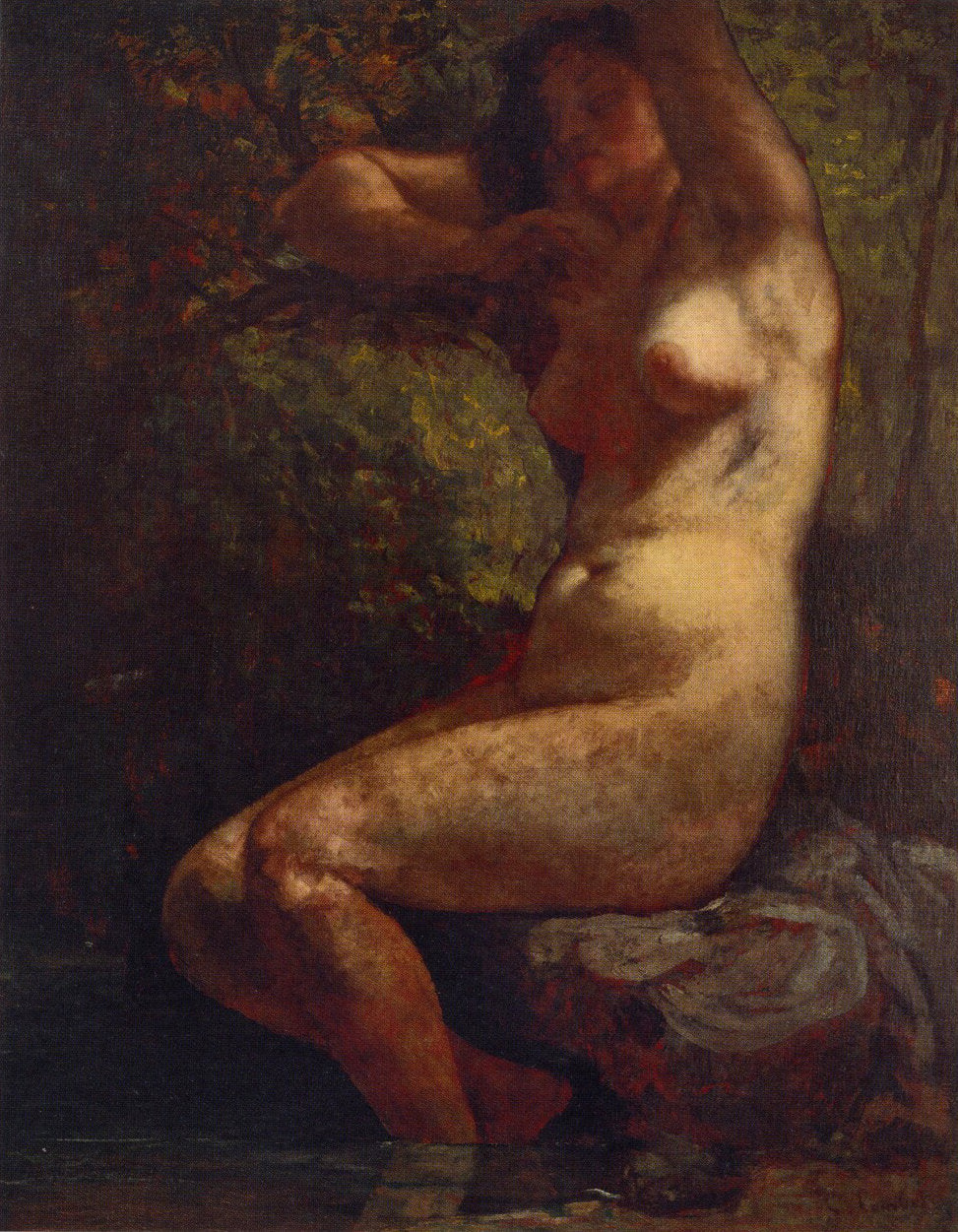Baigneuse - Gustave Courbet