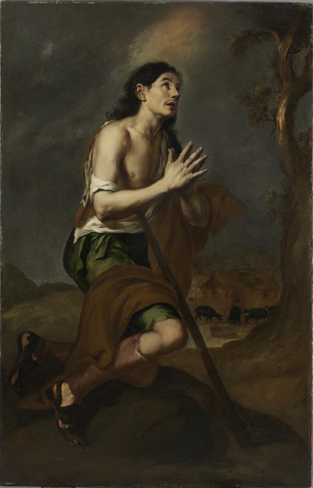 Le fils prodigue parmi les porcs - Bartolomé Esteban Murillo