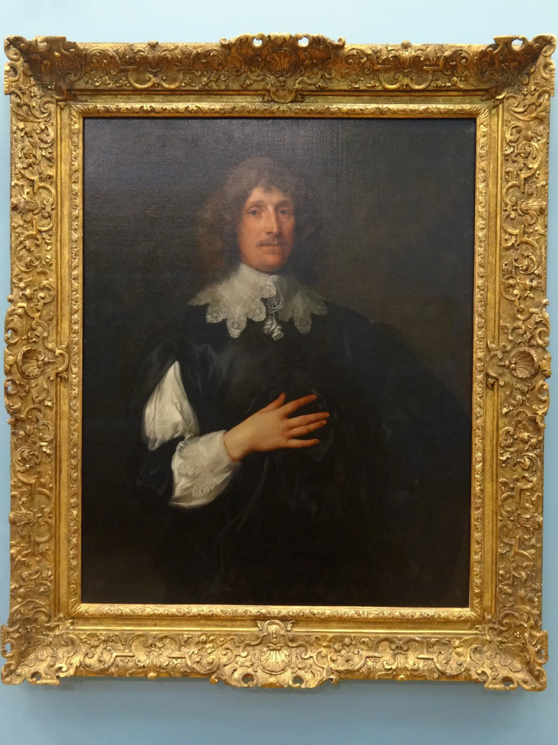 Портрет сэра Бэзила Диквела, первого баронета Тирлингхэма (1585–1642) - Антуан ван Дейк