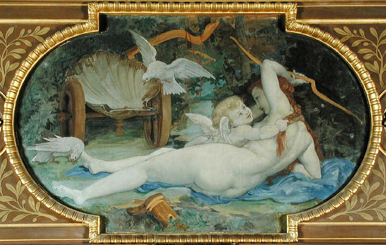Vénus jouant avec l'Amour - Paul Baudry