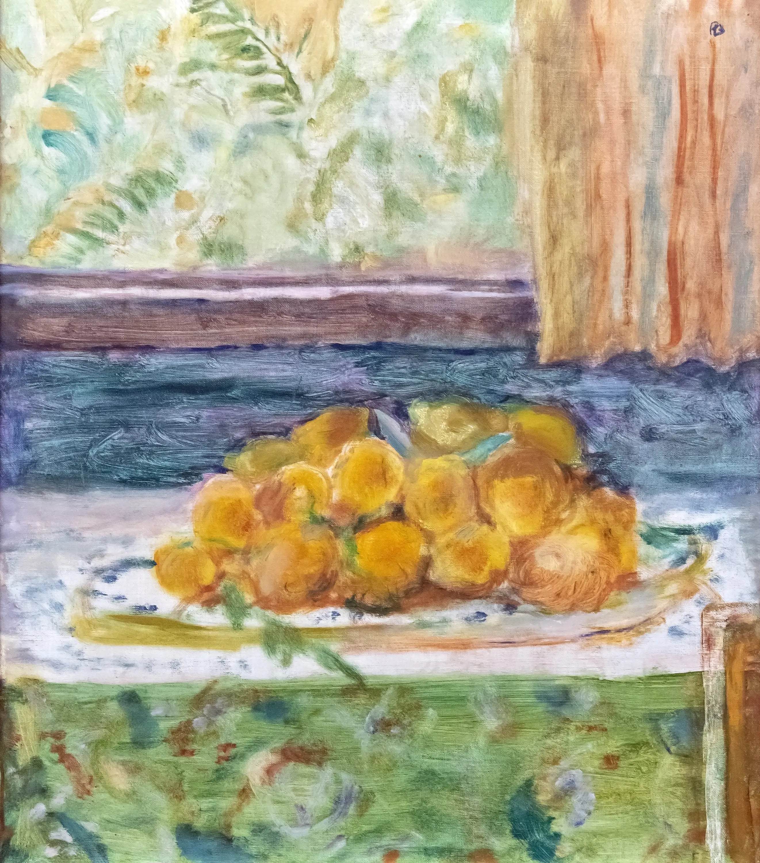 Reproduction du tableau « Nature morte aux citrons - Pierre Bonnard » par Alpha Reproduction en peinture à l’huile