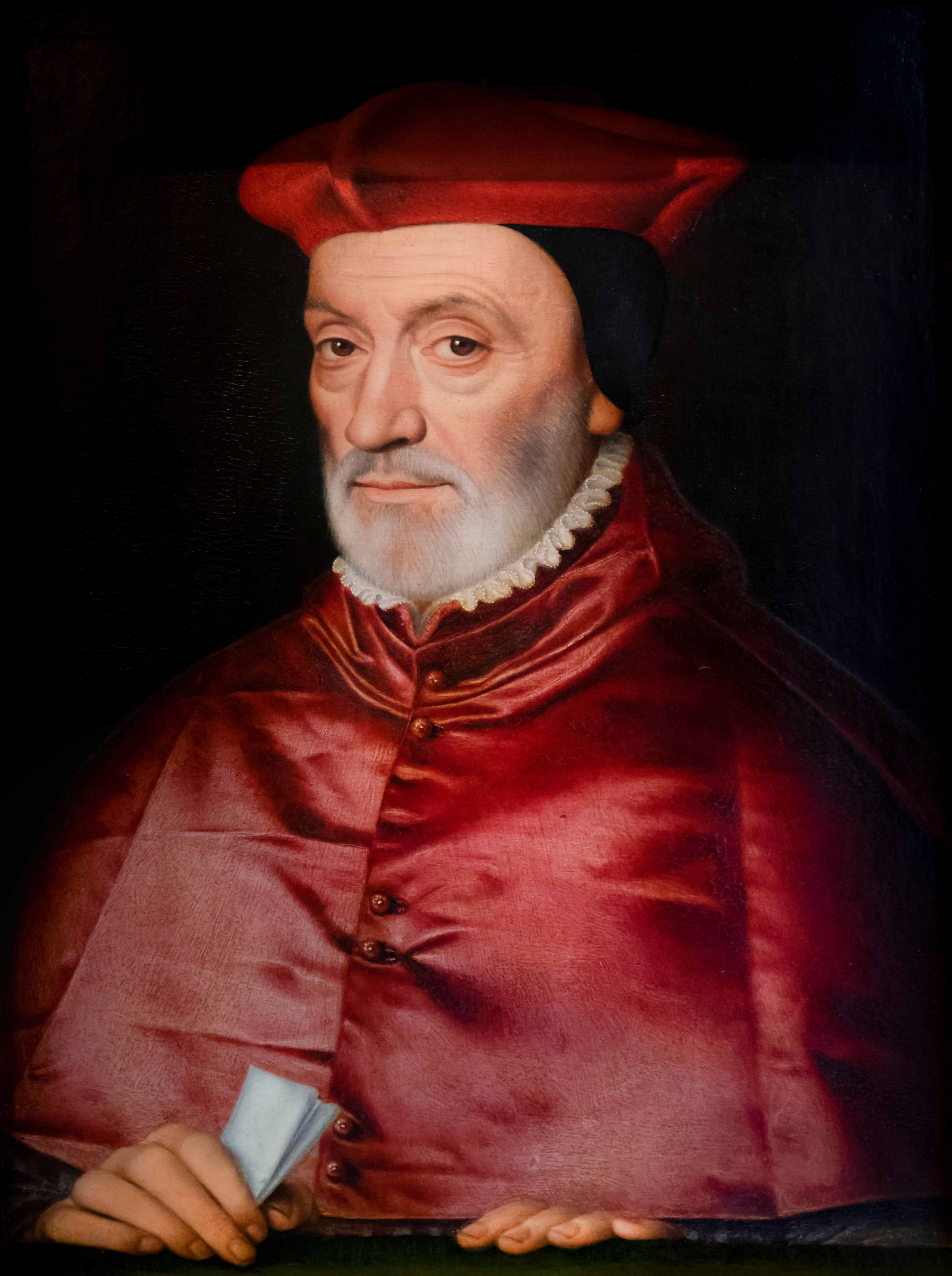 Portrait de Jean Bertrand archevêque et cardinal de Sens - Jean Clouet - Alpha Reproduction