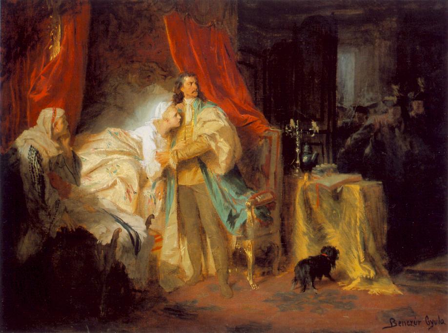 Die Verhaftung von Ferenc Rákóczi auf der Burg von Nagysáros - Gyula Benczúr