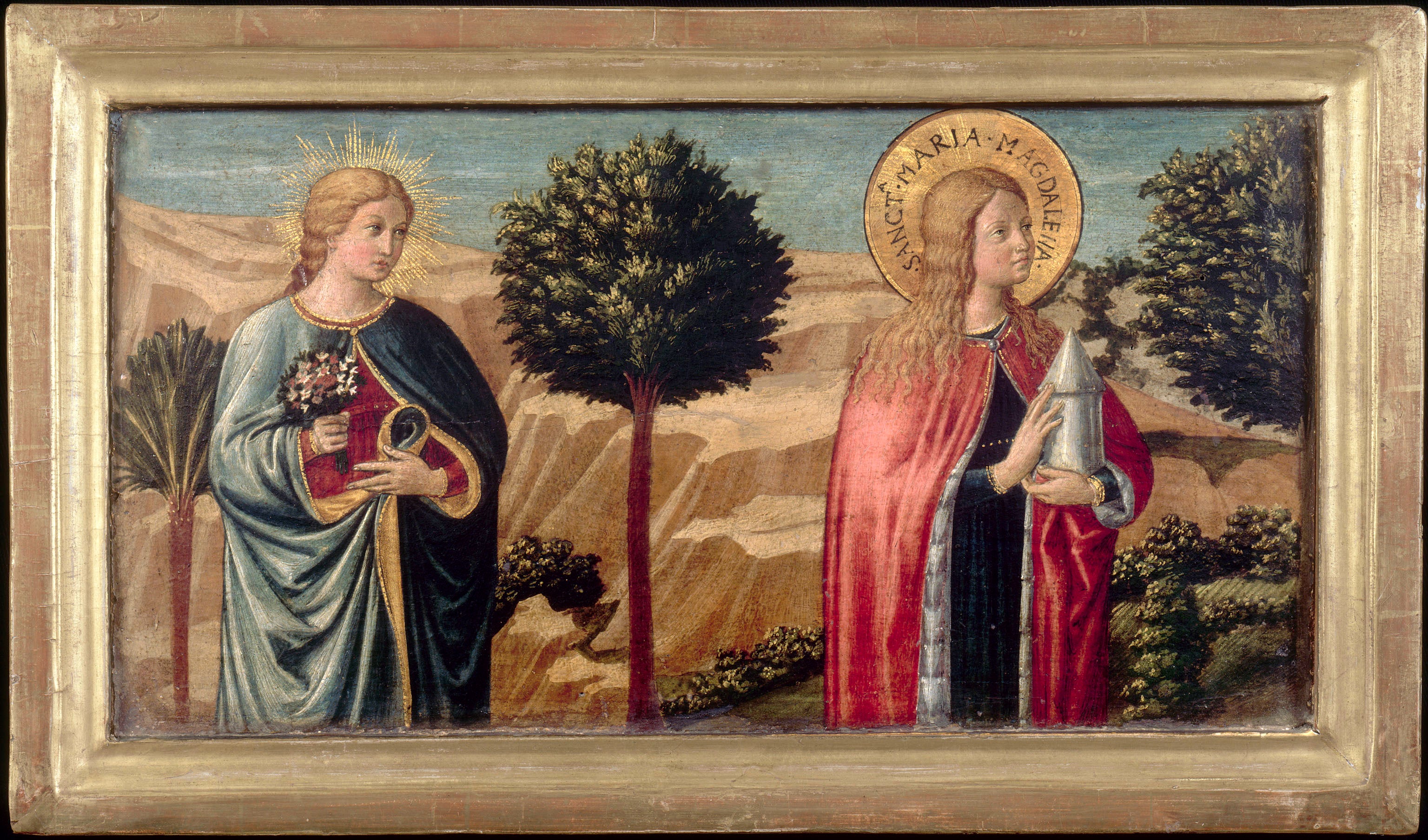 La Bienheureuse Fina de’ Ciardi et sainte Madeleine - Benozzo Gozzoli - Alpha Reproduction