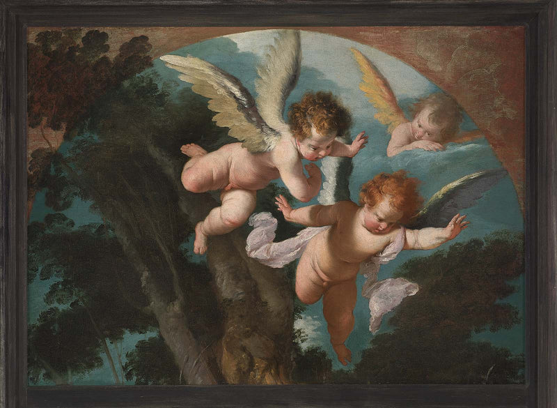 Trois anges - Bernardo Strozzi