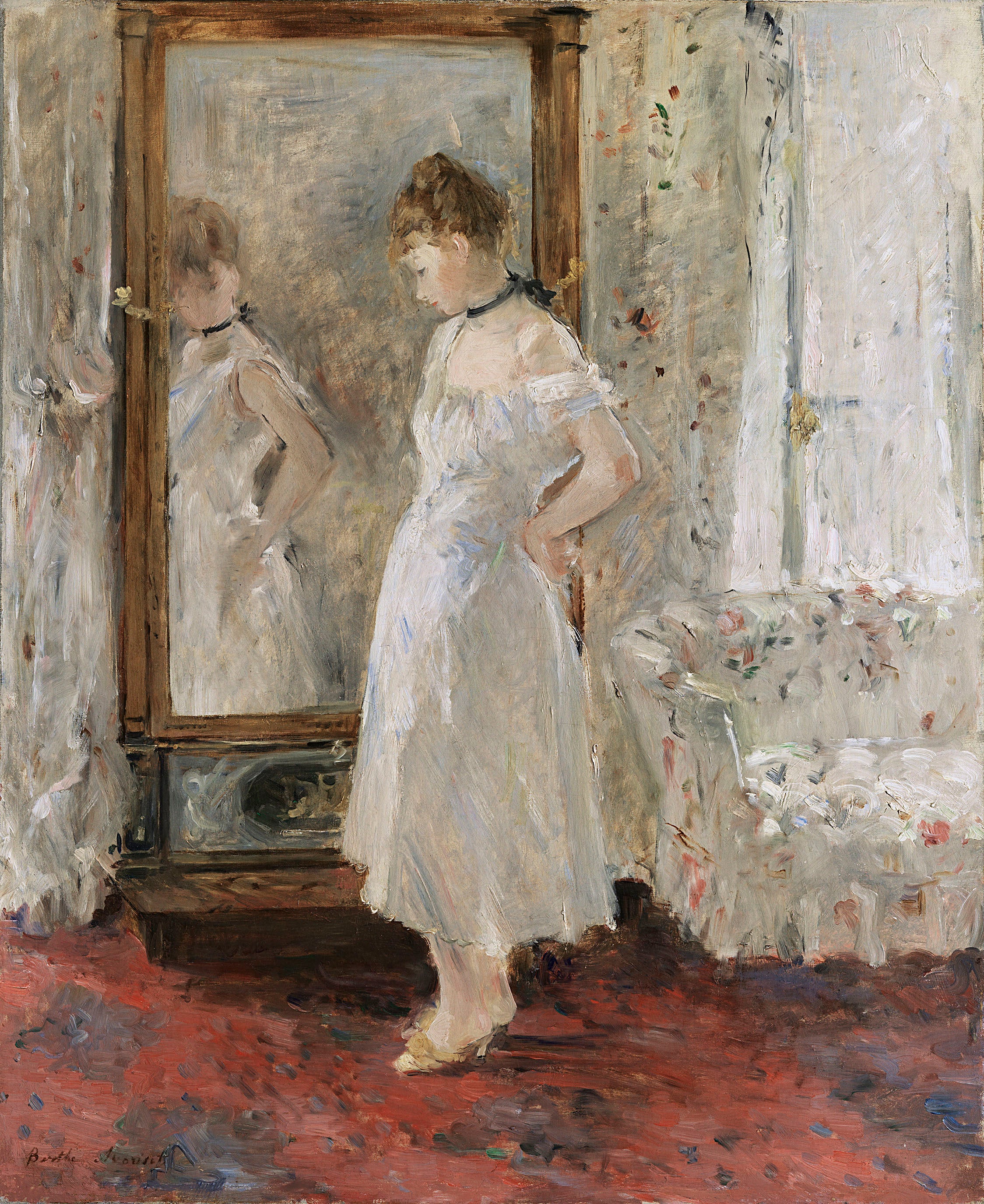 Reproduction du tableau « La Psyché - Berthe Morisot » par Alpha Reproduction en peinture à l’huile