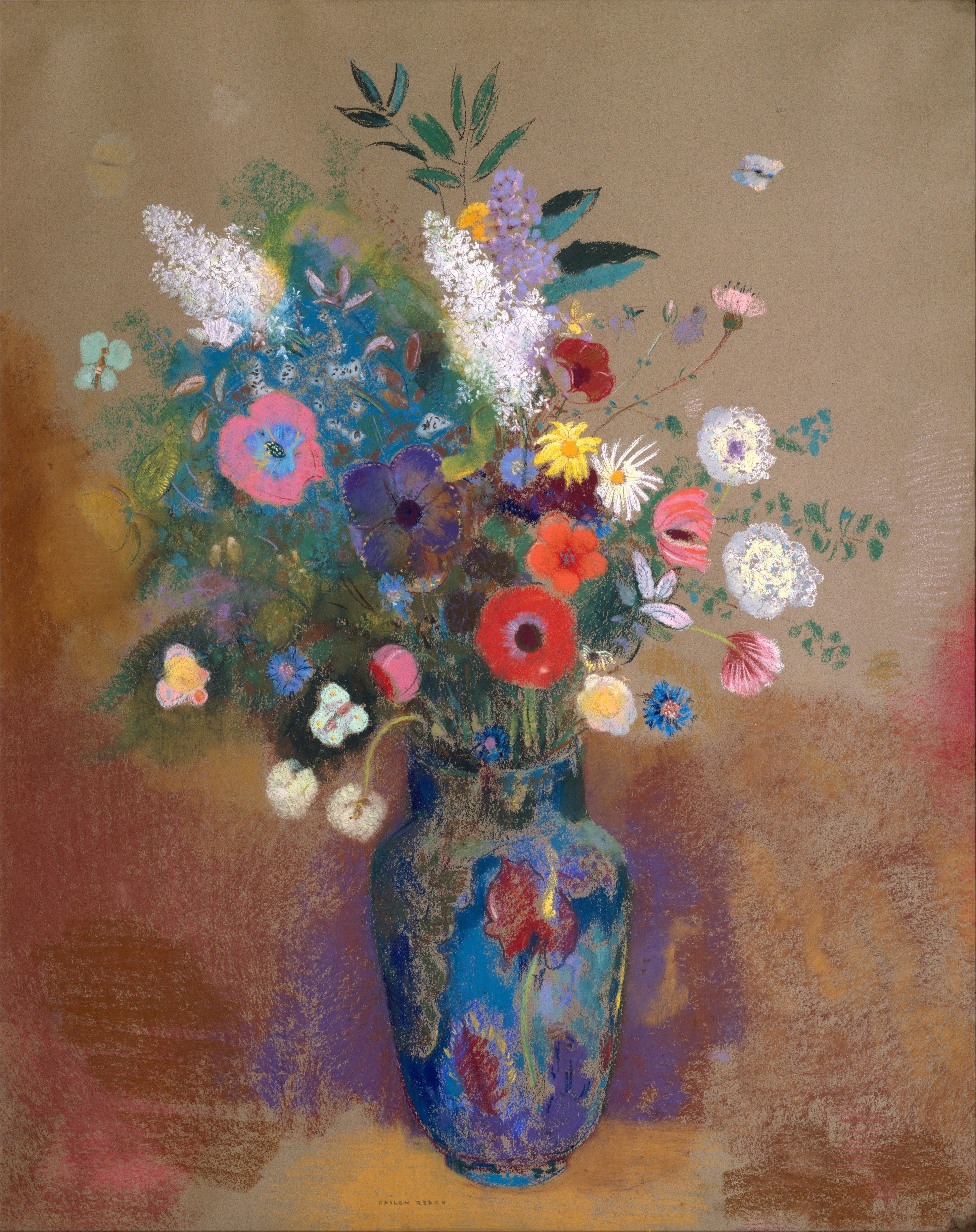 Bouquet de fleurs - Odilon Redon