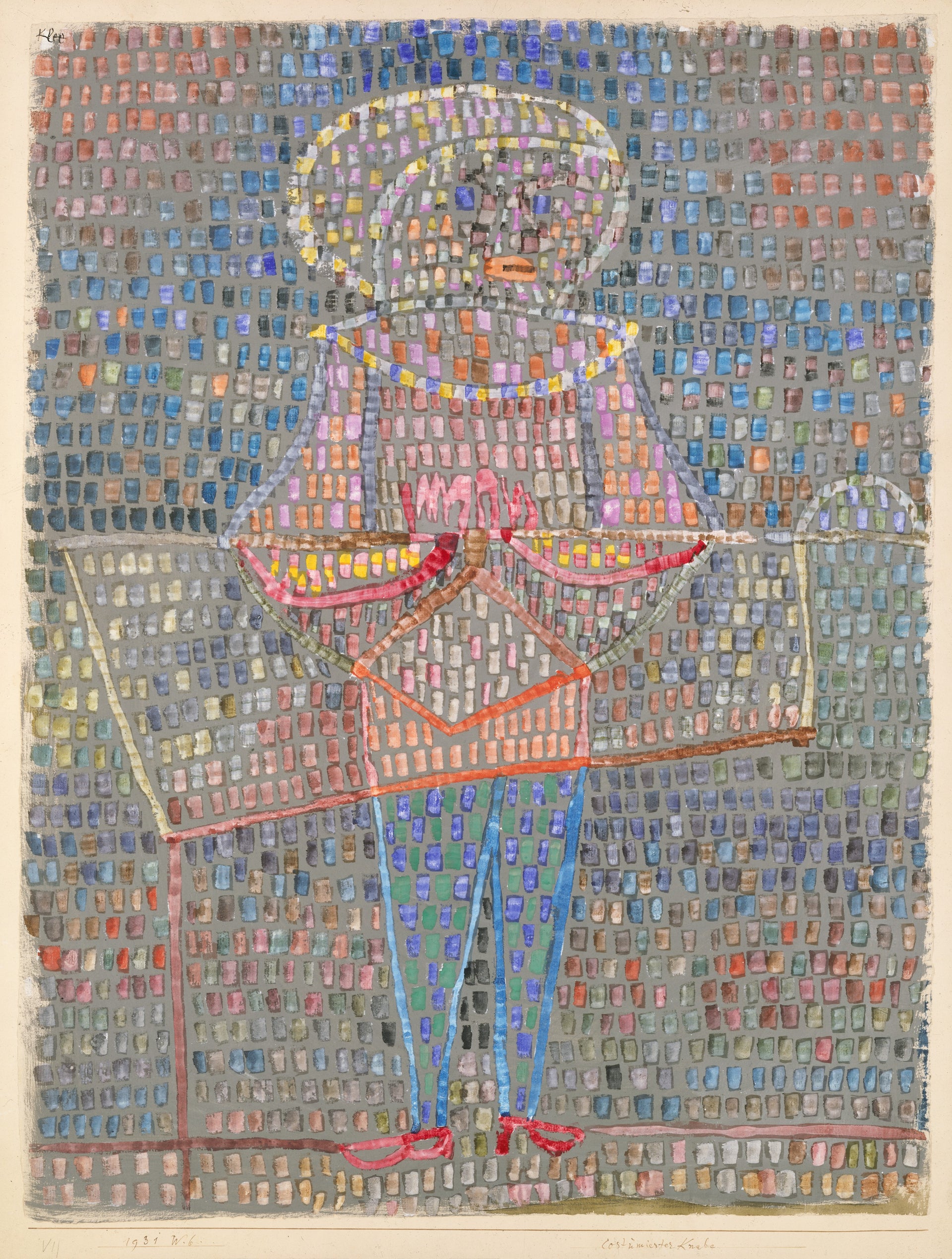 Boy in Fancy Dress - Paul Klee