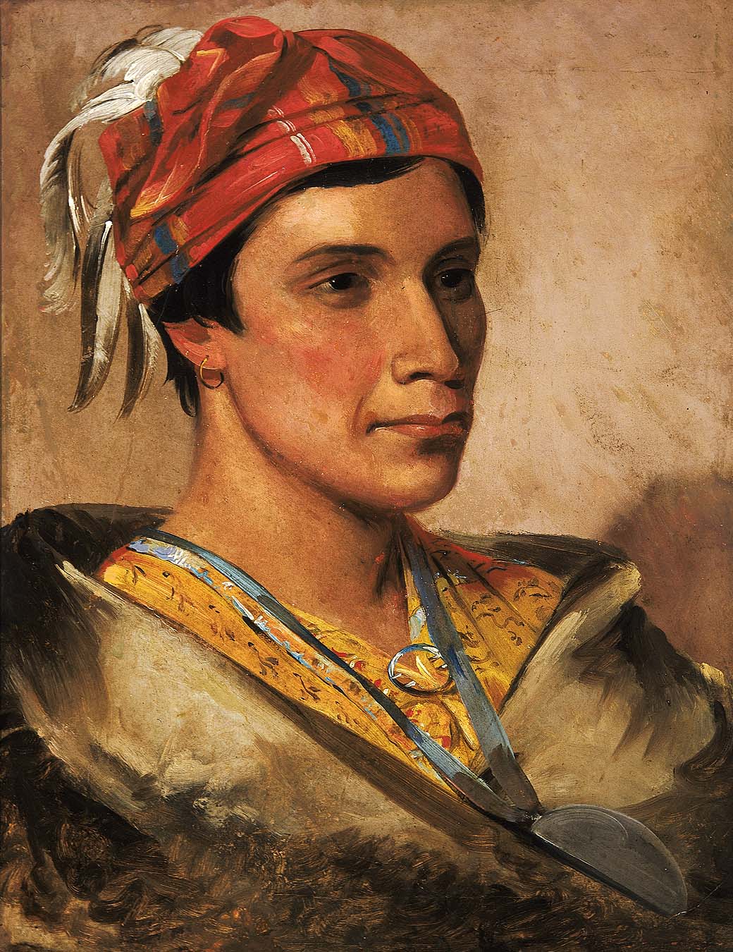 Pain, chef de la tribu - George Catlin