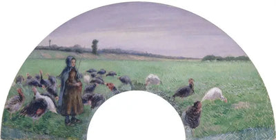 Reproduction du tableau « La Dindonnière - Camille Pissarro » par Alpha Reproduction en peinture à l’huile