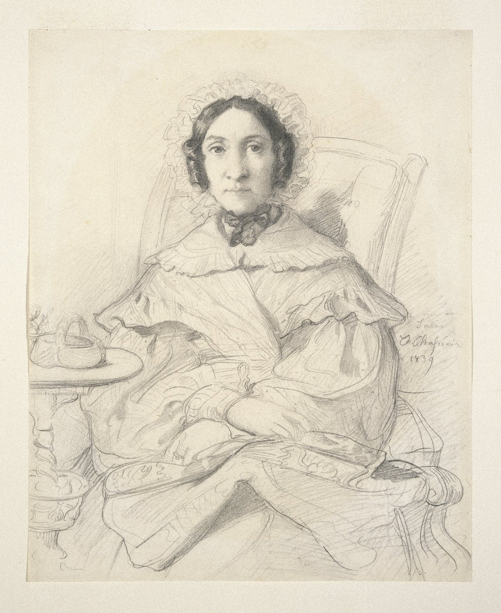 Portrait de Madame Monnerot - Théodore Chassériau - Alpha Reproduction