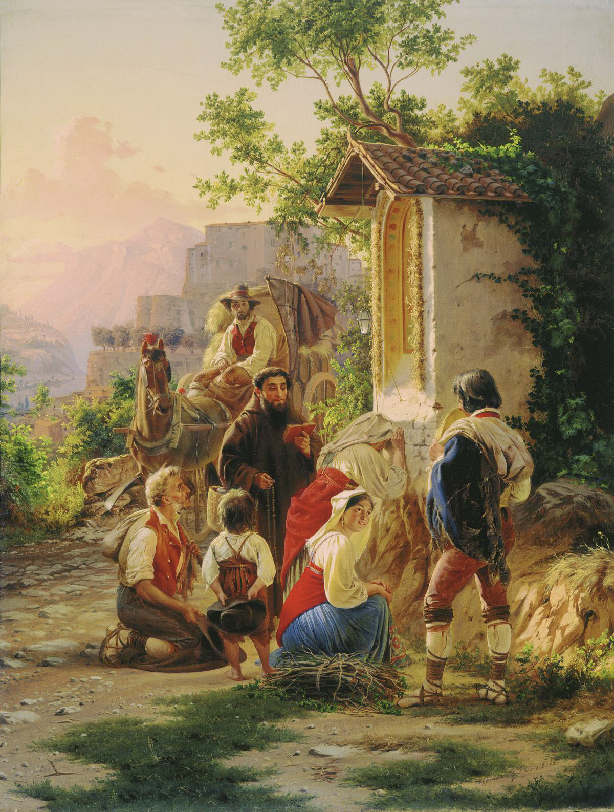 Au bord du chemin, sanctuaire - Fyodor Bronnikov