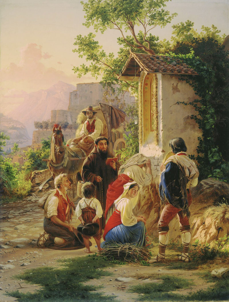 Au bord du chemin, sanctuaire - Fyodor Bronnikov