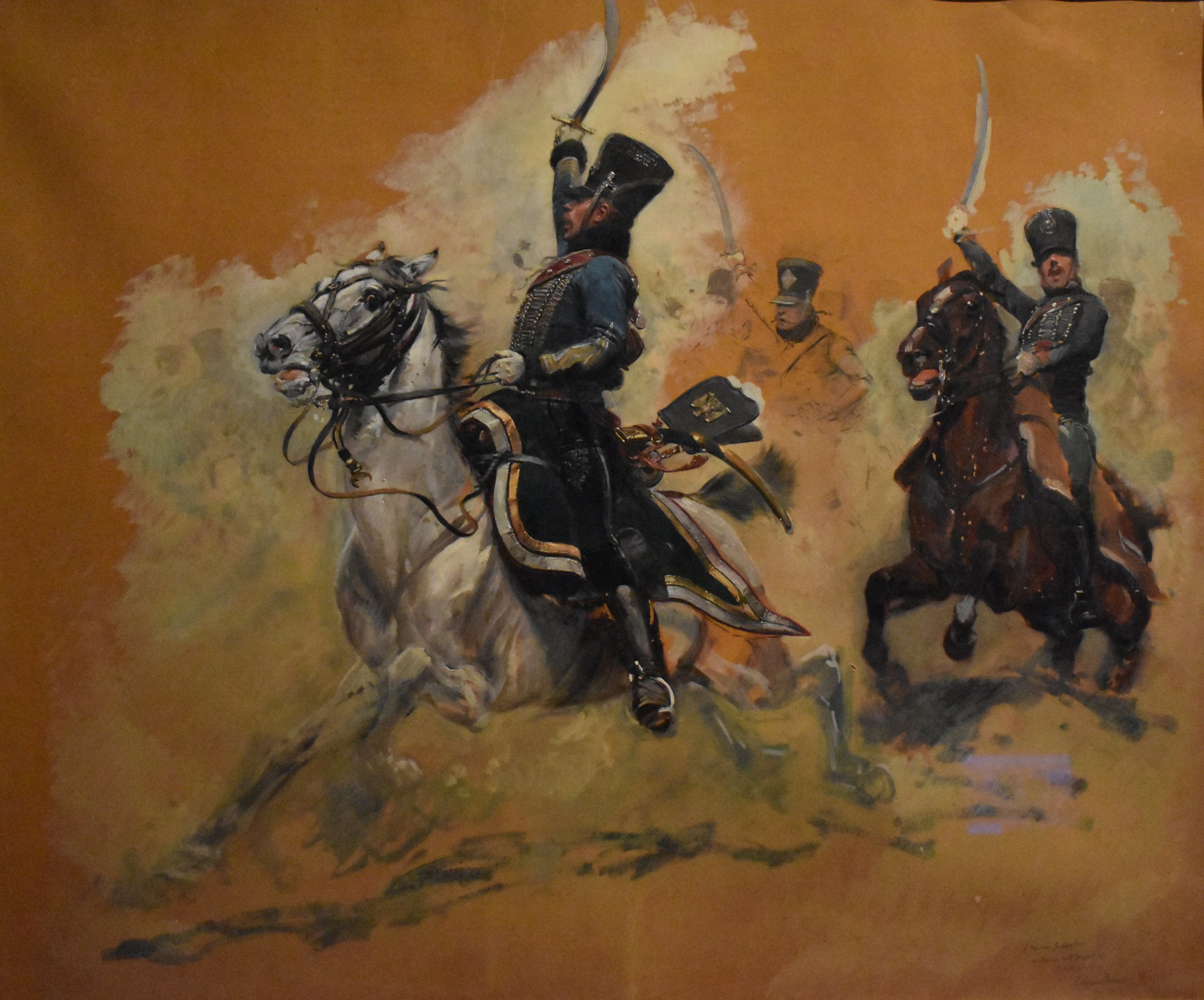 Chargé de hussards du 1er Empire - Édouard Detaille