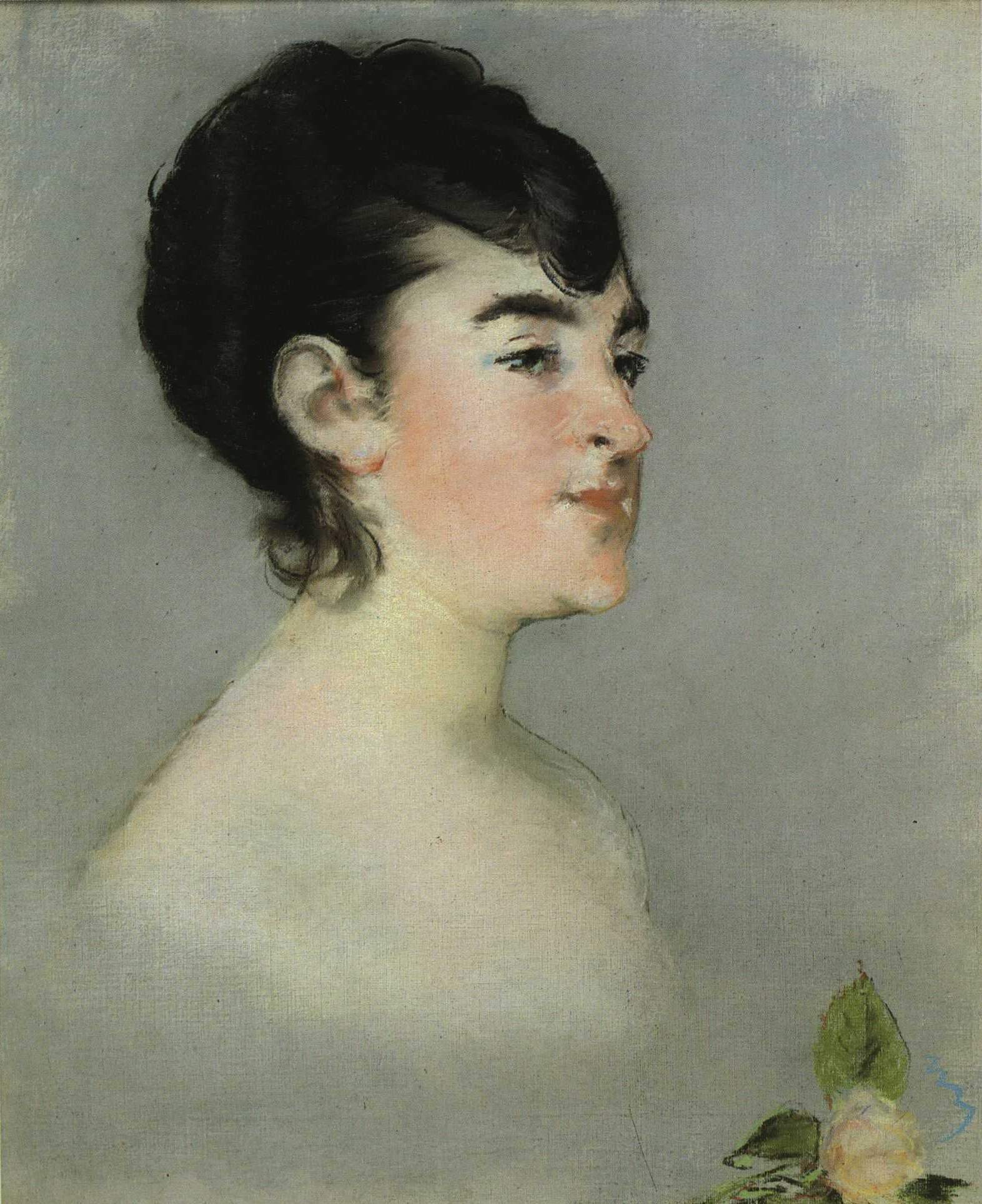 Reproduction du tableau « Mademoiselle Isabelle Lemonnier - Édouard Manet » par Alpha Reproduction en peinture à l’huile