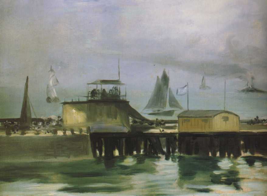 Reproduction du tableau « La jetée de Boulogne - Édouard Manet » par Alpha Reproduction en peinture à l’huile
