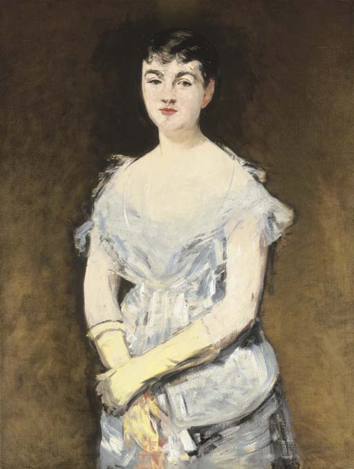 Reproduction du tableau « Mademoiselle Isabelle Lemonnier - Édouard Manet » par Alpha Reproduction en peinture à l’huile