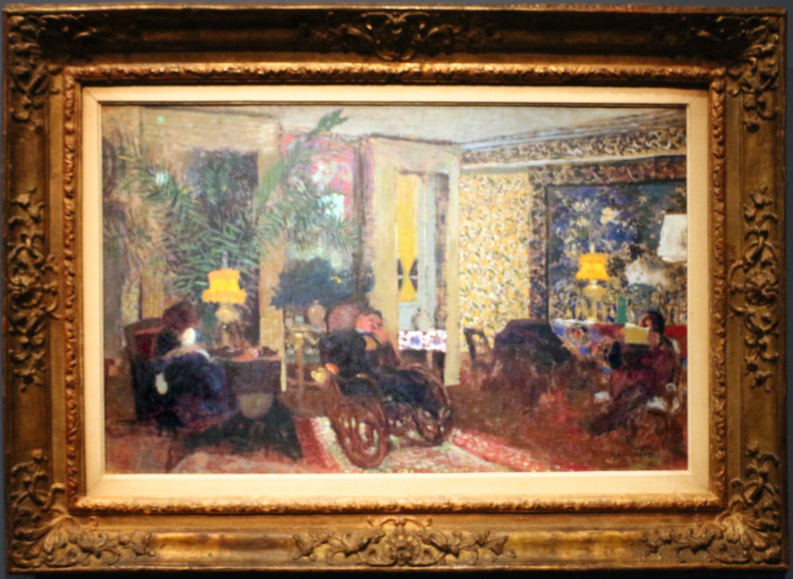 Le Salon aux trois lampes, rue Saint-Florentin - Édouard Vuillard
