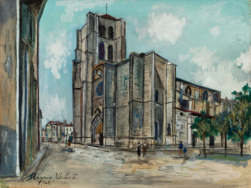 Église Notre-Dame d'Espérance à Montbrison (Loire) (1928) - Maurice Utrillo