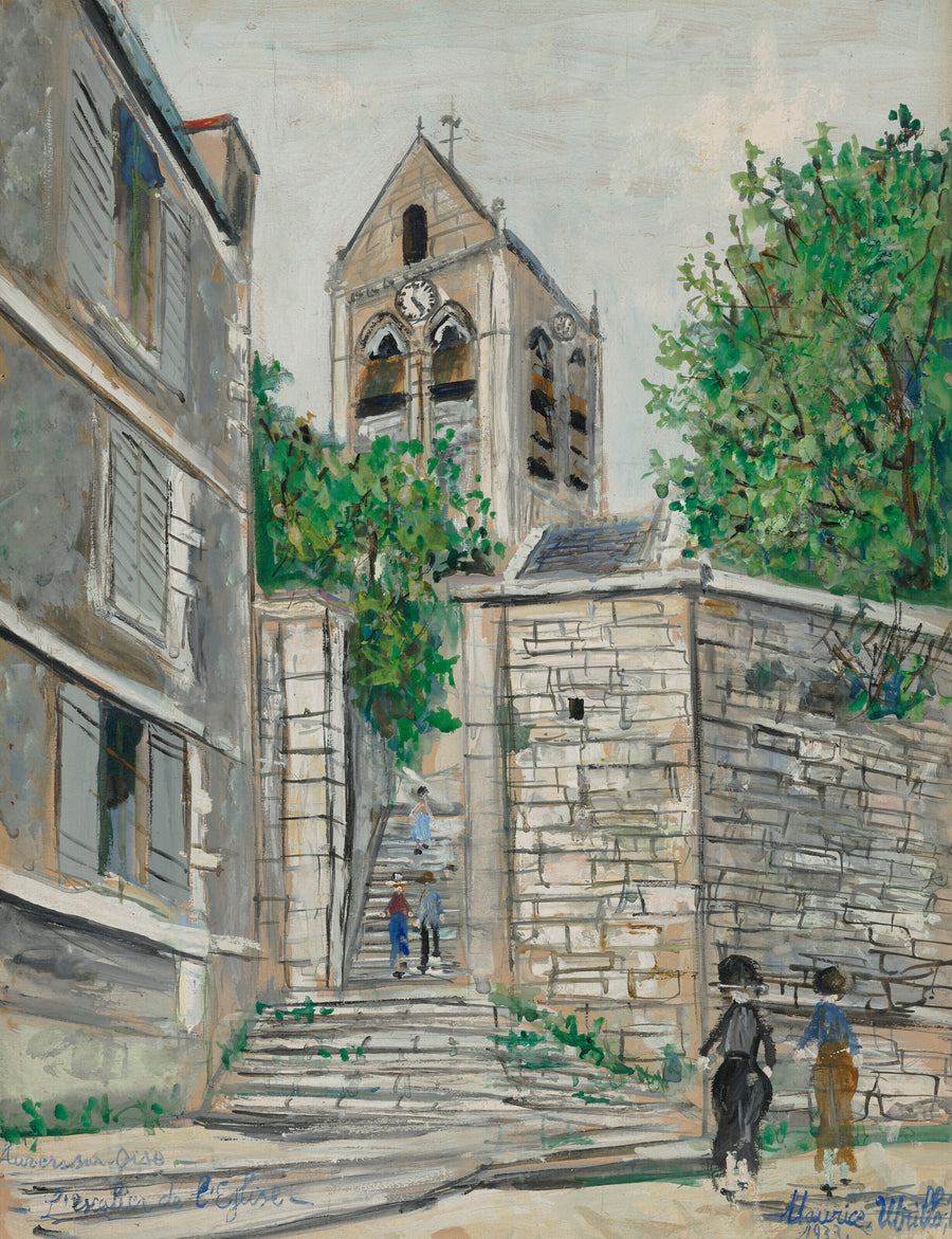 Église d'Auvers-sur-Oise (1933) - Maurice Utrillo