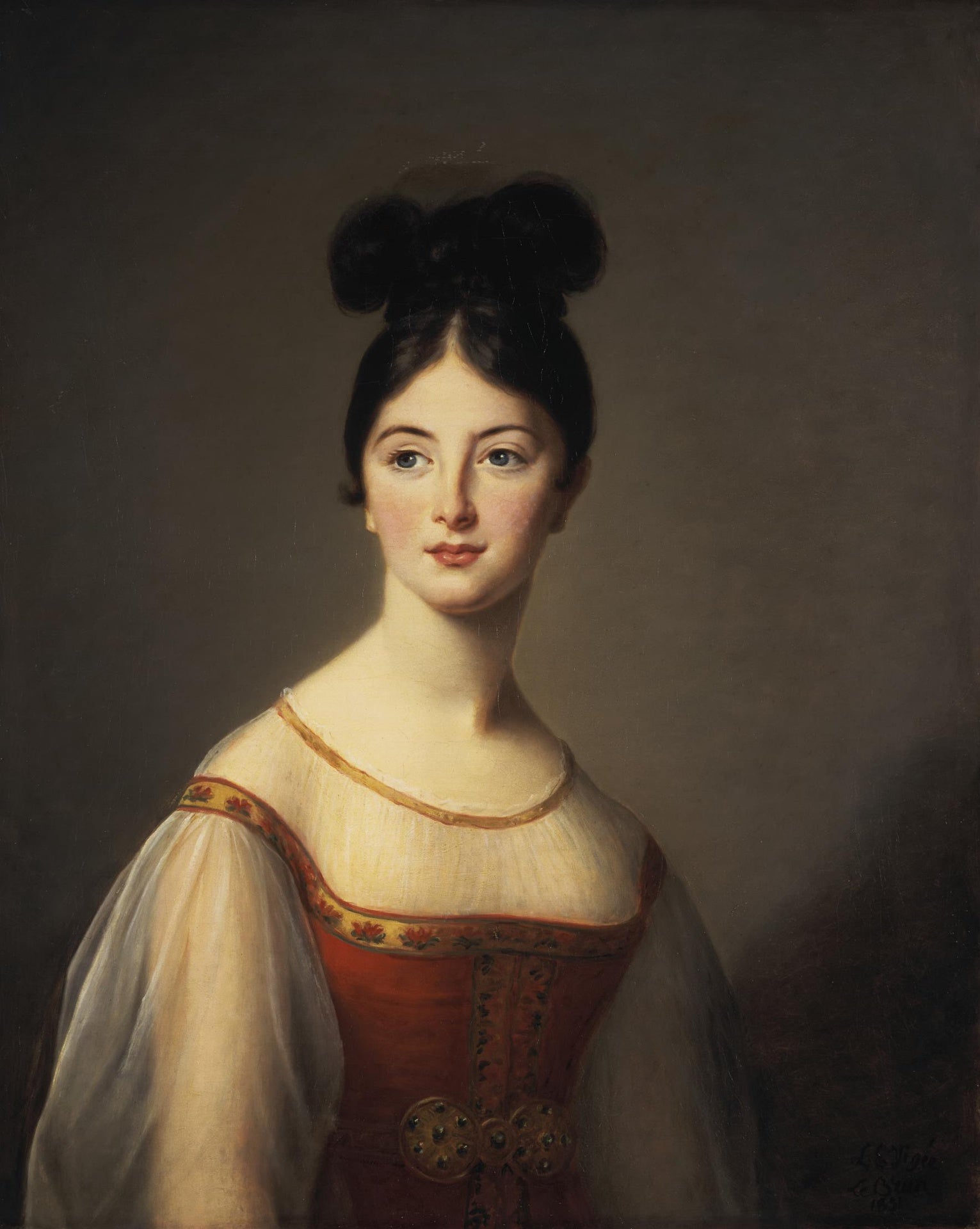 Portrait de Léontine de Rivière - Élisabeth Vigée Le Brun