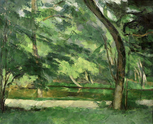 Reproduction du tableau « L'Étang des Sœurs à Osny, près de Pontoise - Paul Cézanne » par Alpha Reproduction en peinture à l’huile