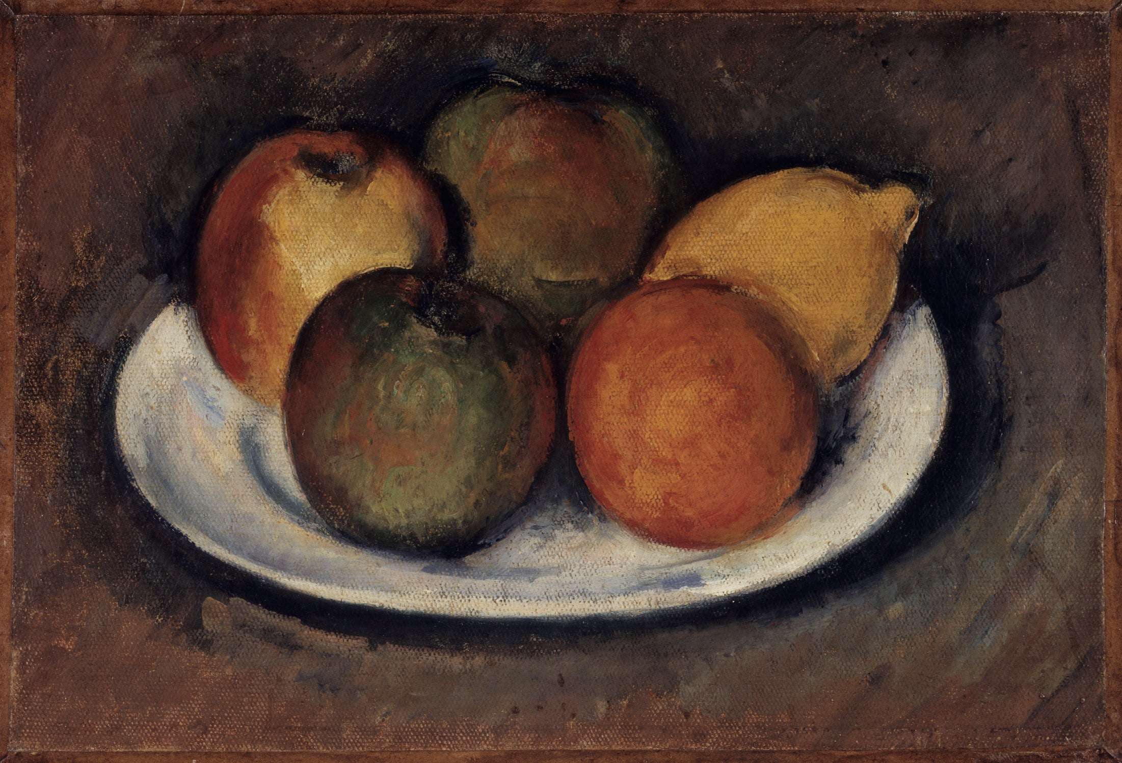 Reproduction du tableau « Pommes, orange et citron - Paul Cézanne » par Alpha Reproduction en peinture à l’huile
