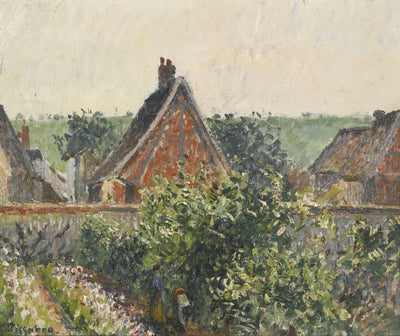 Reproduction du tableau « Coin du jardin à Eragny. - Camille Pissarro » par Alpha Reproduction en peinture à l’huile
