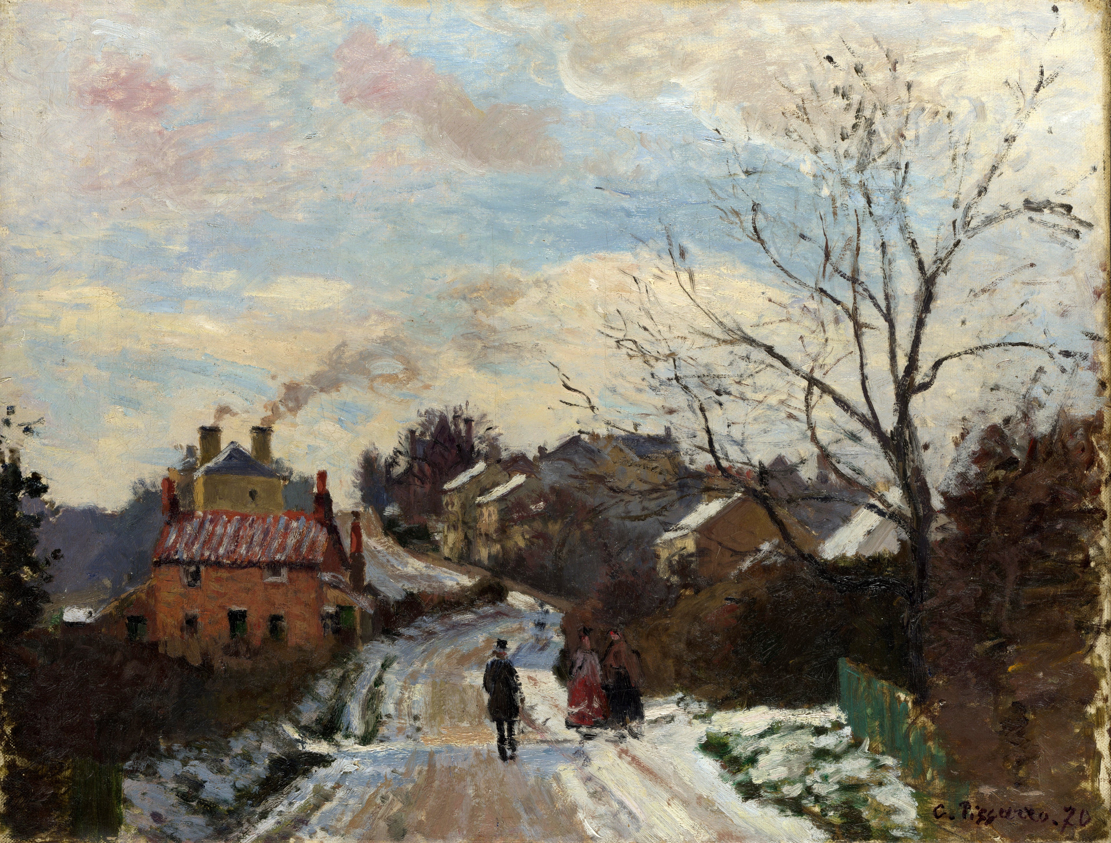 Reproduction du tableau « Fox Hill, Upper Norwood - Camille Pissarro » par Alpha Reproduction en peinture à l’huile