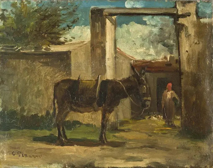 Reproduction du tableau « Paysage à Montmorency - Camille Pissarro » par Alpha Reproduction en peinture à l’huile