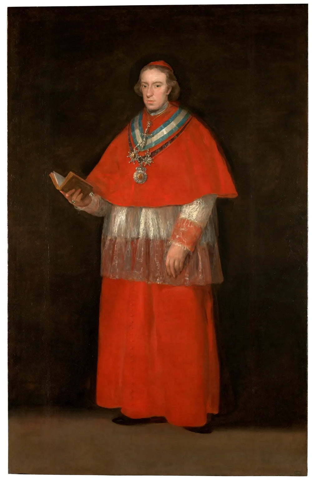 Reproduction du tableau « Cardinal Luis María de Borbón et Vallabriga - Francisco de Goya » par Alpha Reproduction en peinture à l’huile