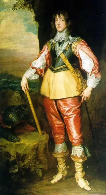 Portrait de Charles Louis électeur palatin (1617-1680) en exil - Antoine van Dyck - Alpha Reproduction