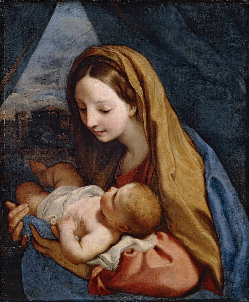 Vierge à l'Enfant. - Carlo Maratta