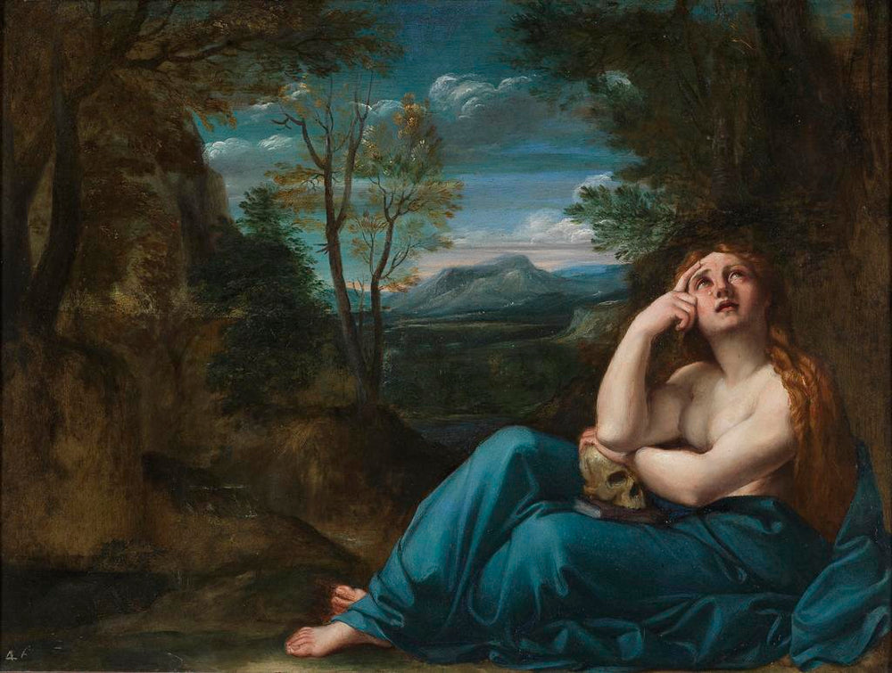 Marie-Madeleine dans un paysage - Annibale Carracci - Alpha Reproduction