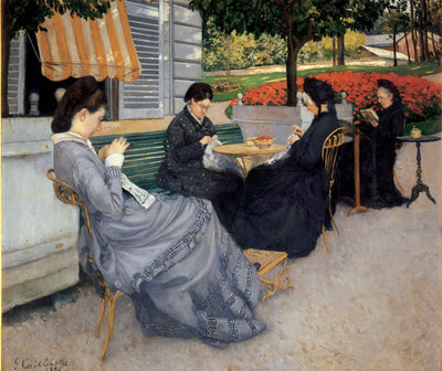 Reproduction du tableau « Portraits à la campagne - Gustave Caillebotte » par Alpha Reproduction en peinture à l’huile
