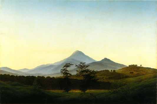 Paysage de Bohême - Caspar David Friedrich