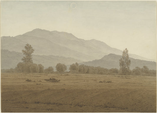 Nouvelle Lune au-dessus des Monts des Géants - Caspar David Friedrich